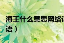 海王什么意思网络语言（海王什么意思网络用语）