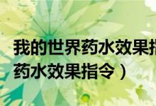 我的世界药水效果指令手机版大全（我的世界药水效果指令）