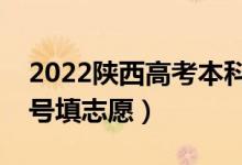 2022陕西高考本科提前批志愿填报时间（几号填志愿）