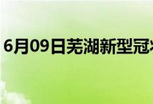 6月09日芜湖新型冠状病毒肺炎疫情最新消息