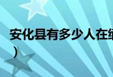 安化县有多少人在缅甸（安化县有多少个乡镇）