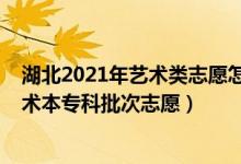 湖北2021年艺术类志愿怎么填报（2022湖北什么时候填艺术本专科批次志愿）