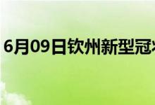 6月09日钦州新型冠状病毒肺炎疫情最新消息