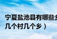 宁夏盐池县有哪些乡镇（宁夏盐池县有几个镇几个村几个乡）