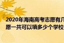 2020年海南高考志愿有几个批次（2022年海南高考本科志愿一共可以填多少个学校）