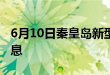 6月10日秦皇岛新型冠状病毒肺炎疫情最新消息