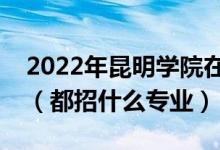 2022年昆明学院在湖北招生计划及招生人数（都招什么专业）