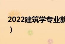 2022建筑学专业就业前景好吗（工资高不高）