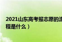 2021山东高考报志愿的流程（2022山东填报高考志愿的流程是什么）