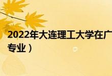 2022年大连理工大学在广东招生计划及招生人数（都招什么专业）