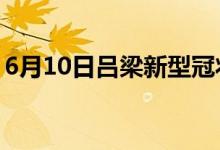 6月10日吕梁新型冠状病毒肺炎疫情最新消息