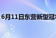 6月11日东营新型冠状病毒肺炎疫情最新消息