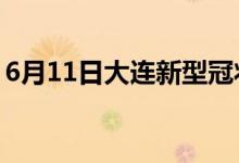 6月11日大连新型冠状病毒肺炎疫情最新消息