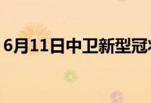 6月11日中卫新型冠状病毒肺炎疫情最新消息