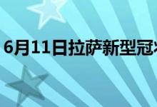 6月11日拉萨新型冠状病毒肺炎疫情最新消息