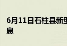 6月11日石柱县新型冠状病毒肺炎疫情最新消息