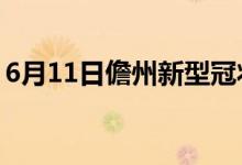 6月11日儋州新型冠状病毒肺炎疫情最新消息