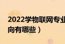 2022学物联网专业可以找什么工作（就业方向有哪些）