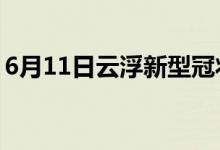 6月11日云浮新型冠状病毒肺炎疫情最新消息