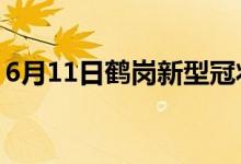 6月11日鹤岗新型冠状病毒肺炎疫情最新消息