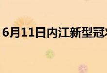 6月11日内江新型冠状病毒肺炎疫情最新消息