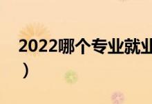 2022哪个专业就业前景好（学什么好找工作）