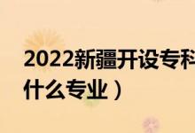 2022新疆开设专科的本科大学有哪些（都有什么专业）