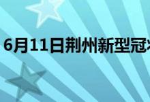 6月11日荆州新型冠状病毒肺炎疫情最新消息