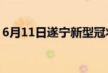 6月11日遂宁新型冠状病毒肺炎疫情最新消息