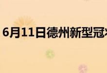 6月11日德州新型冠状病毒肺炎疫情最新消息