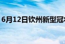 6月12日钦州新型冠状病毒肺炎疫情最新消息