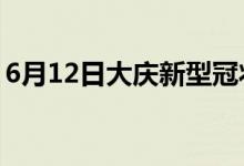 6月12日大庆新型冠状病毒肺炎疫情最新消息