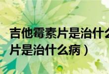 吉他霉素片是治什么病一顿吃几粒（吉他霉素片是治什么病）