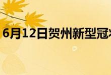 6月12日贺州新型冠状病毒肺炎疫情最新消息