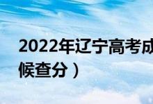 2022年辽宁高考成绩排名公布时间（什么时候查分）