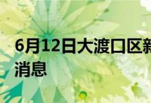 6月12日大渡口区新型冠状病毒肺炎疫情最新消息