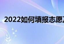 2022如何填报志愿及选学校（有什么技巧）