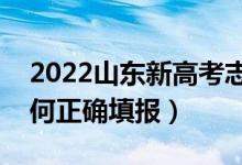 2022山东新高考志愿填报需要注意什么（如何正确填报）