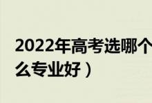 2022年高考选哪个专业（2022男生报考选什么专业好）