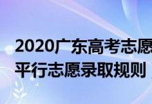 2020广东高考志愿录取规则（2022广东高考平行志愿录取规则）