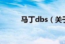 马丁dbs（关于马丁dbs的介绍）