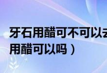 牙石用醋可不可以去除（牙石快速脱落的办法用醋可以吗）