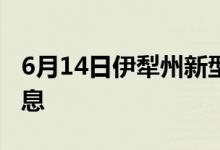 6月14日伊犁州新型冠状病毒肺炎疫情最新消息