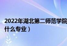 2022年湖北第二师范学院在湖北招生计划及招生人数（都招什么专业）