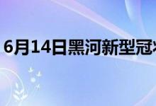 6月14日黑河新型冠状病毒肺炎疫情最新消息