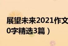 展望未来2021作文800字（展望2021作文800字精选3篇）