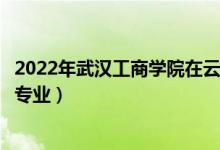 2022年武汉工商学院在云南招生计划及招生人数（都招什么专业）