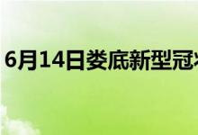 6月14日娄底新型冠状病毒肺炎疫情最新消息