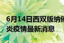 6月14日西双版纳傣族自治州新型冠状病毒肺炎疫情最新消息