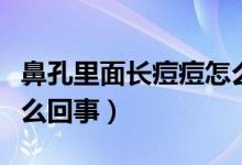 鼻孔里面长痘痘怎么回事（鼻孔里面长痘痘怎么回事）